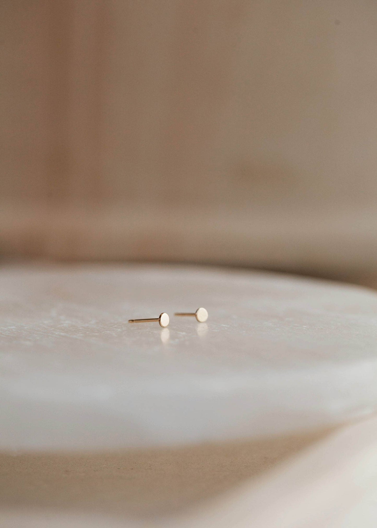 Tiny Dot Studs | 14kt Gold Fill
