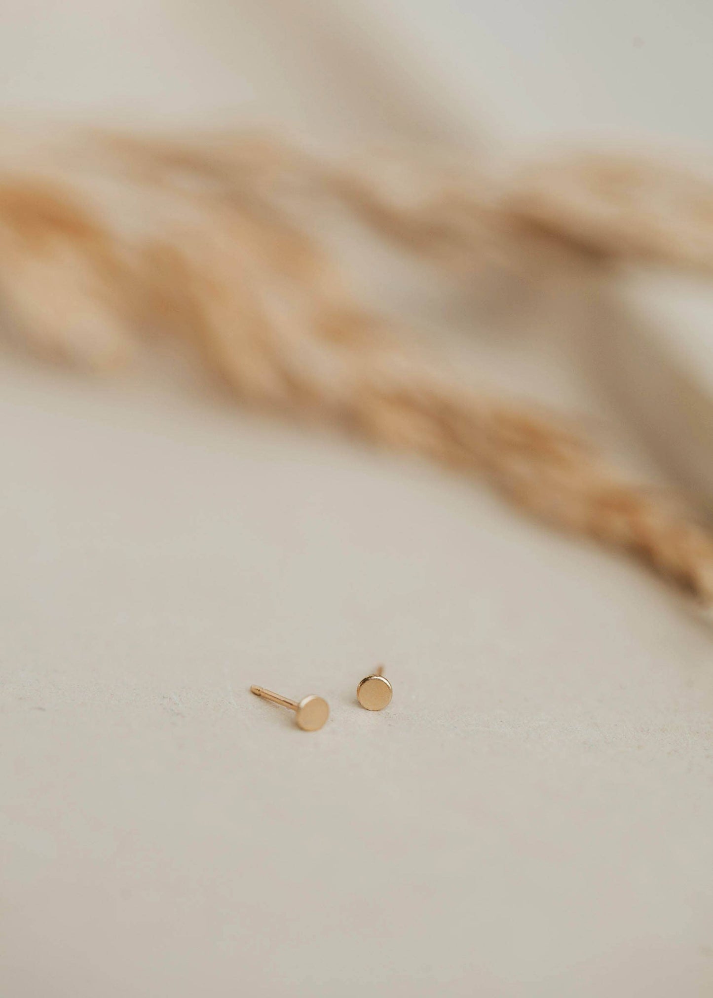 Tiny Dot Studs | 14kt Gold Fill