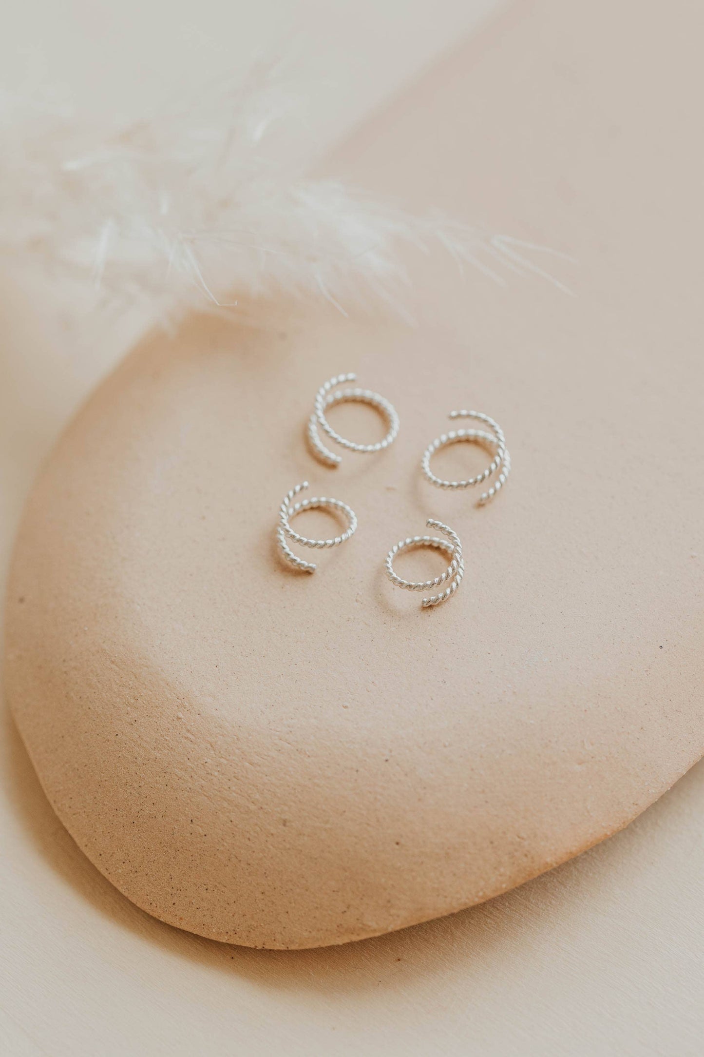 Tiny Twist Earrings | Smaller - 6MM / Twisted / 14kt Gold Fill