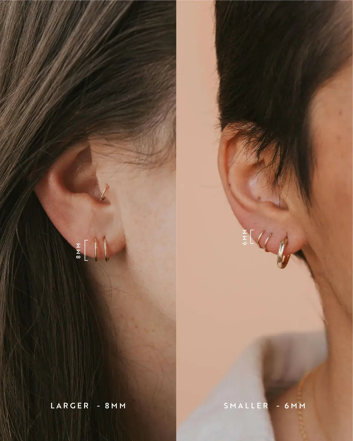 Tiny Twist Earrings | Smaller - 6MM / Twisted / 14kt Gold Fill