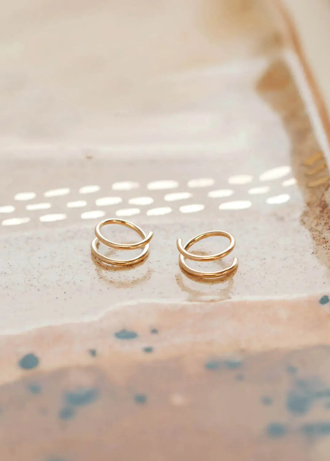 Tiny Twist Earrings | Smaller - 6MM / Twisted / 14kt Gold Fill