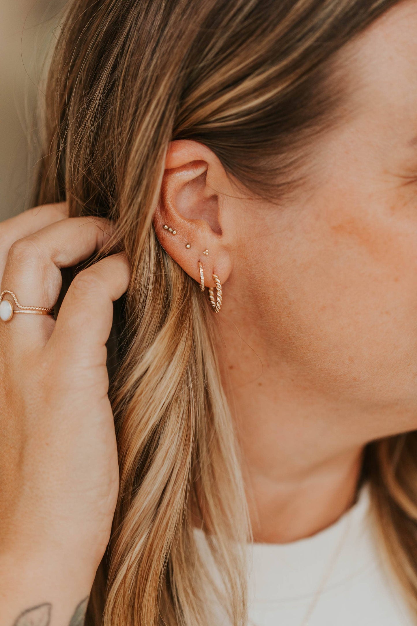 Triple Dot Studs | Sterling Silver