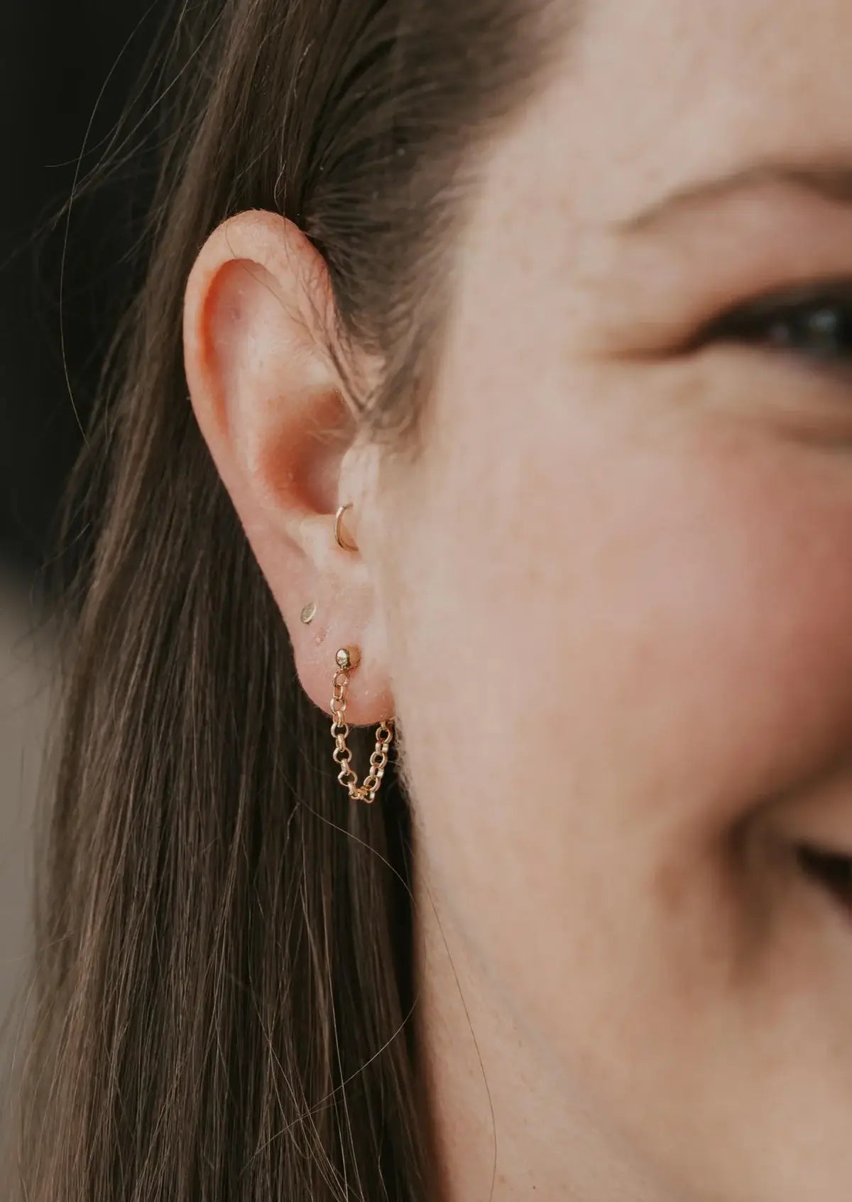 Mini Annex Studs | Sterling Silver