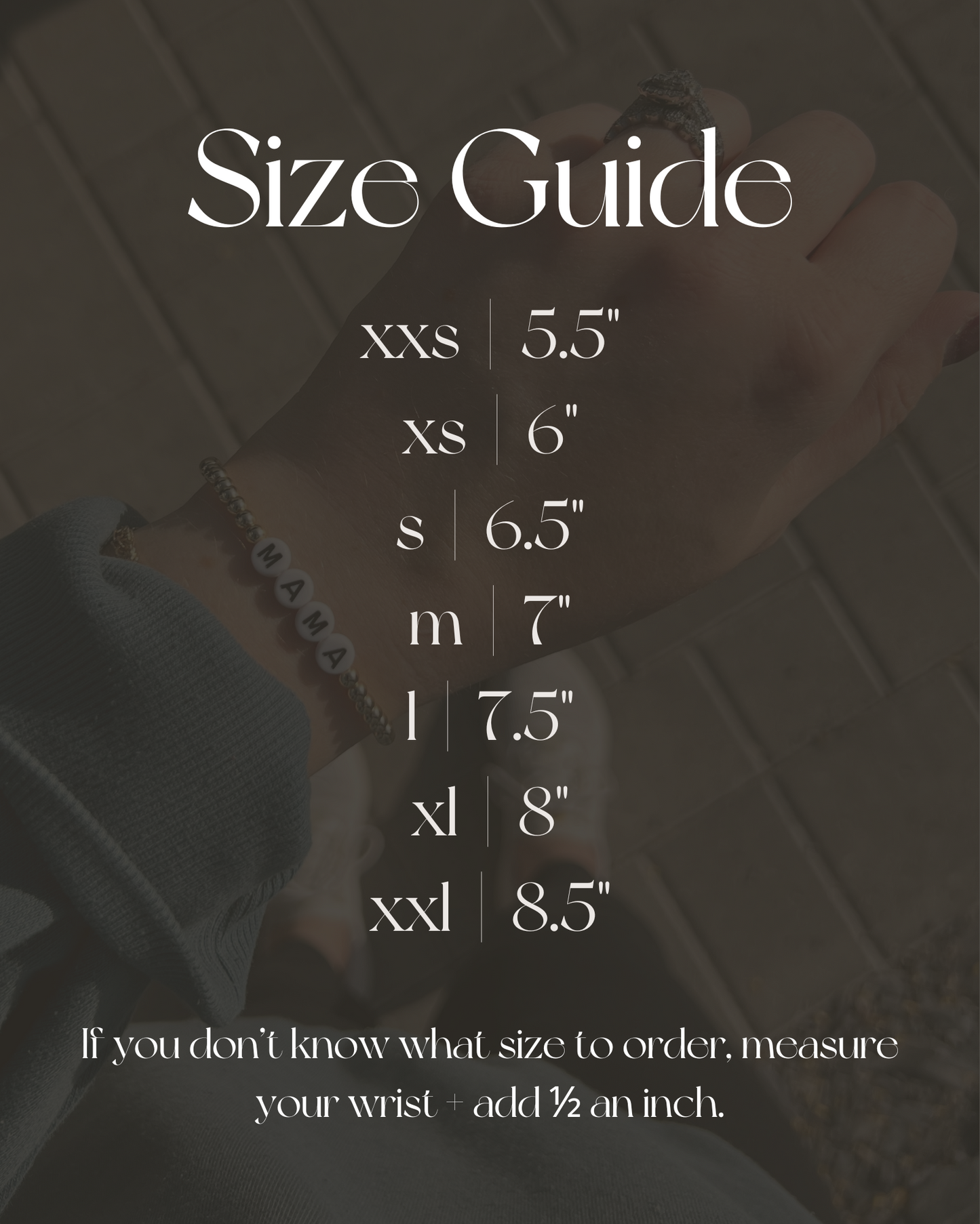 Heishi Bracelet - Custom Initials