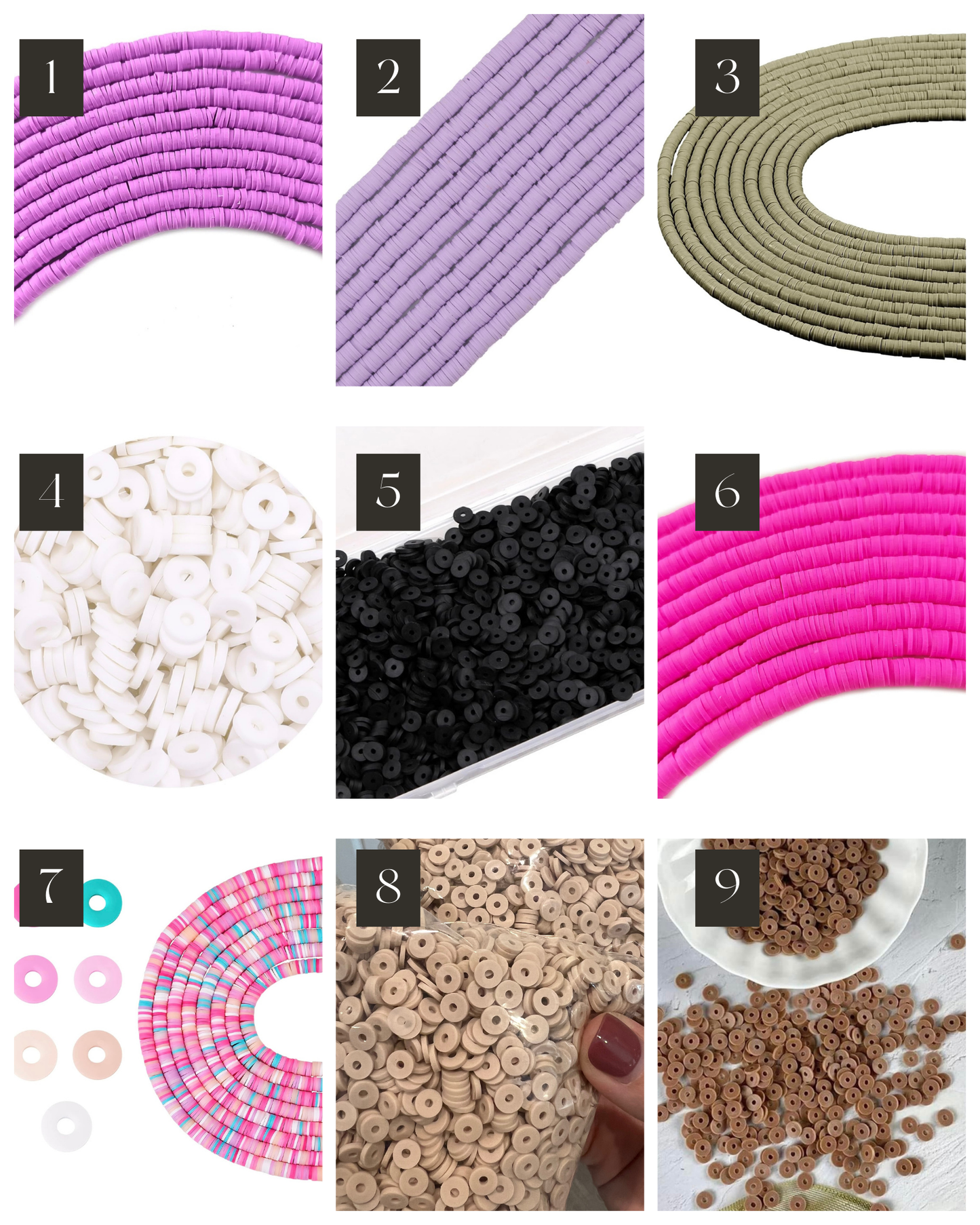 Mama Heishi Bracelet (Multiple Colors)