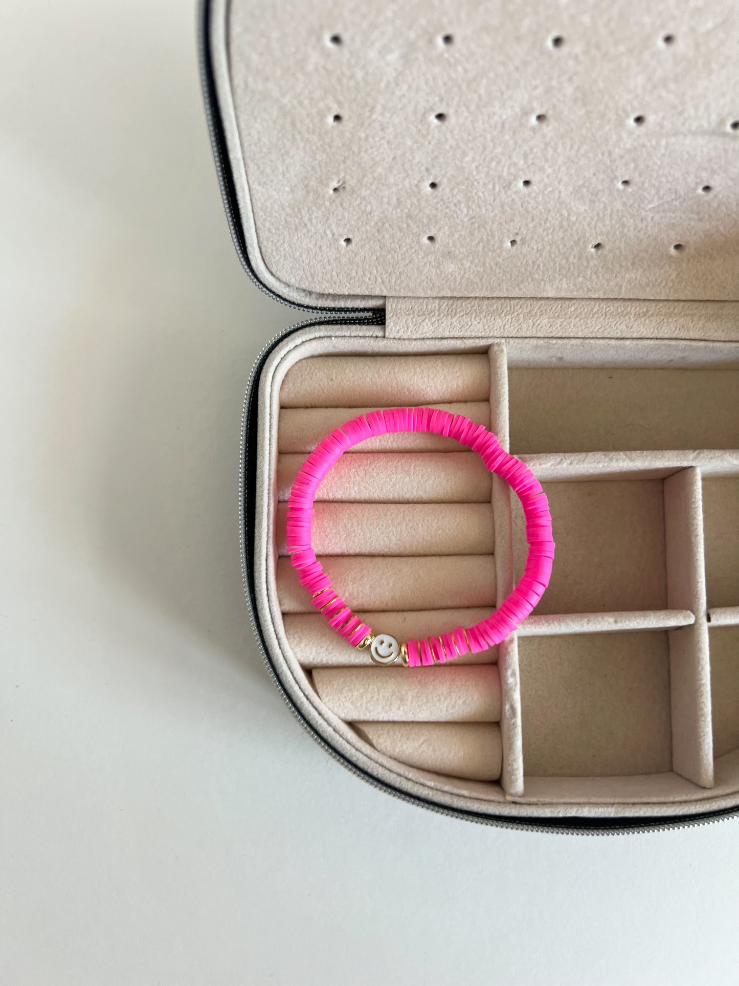 Happy Face Heishi Bracelet