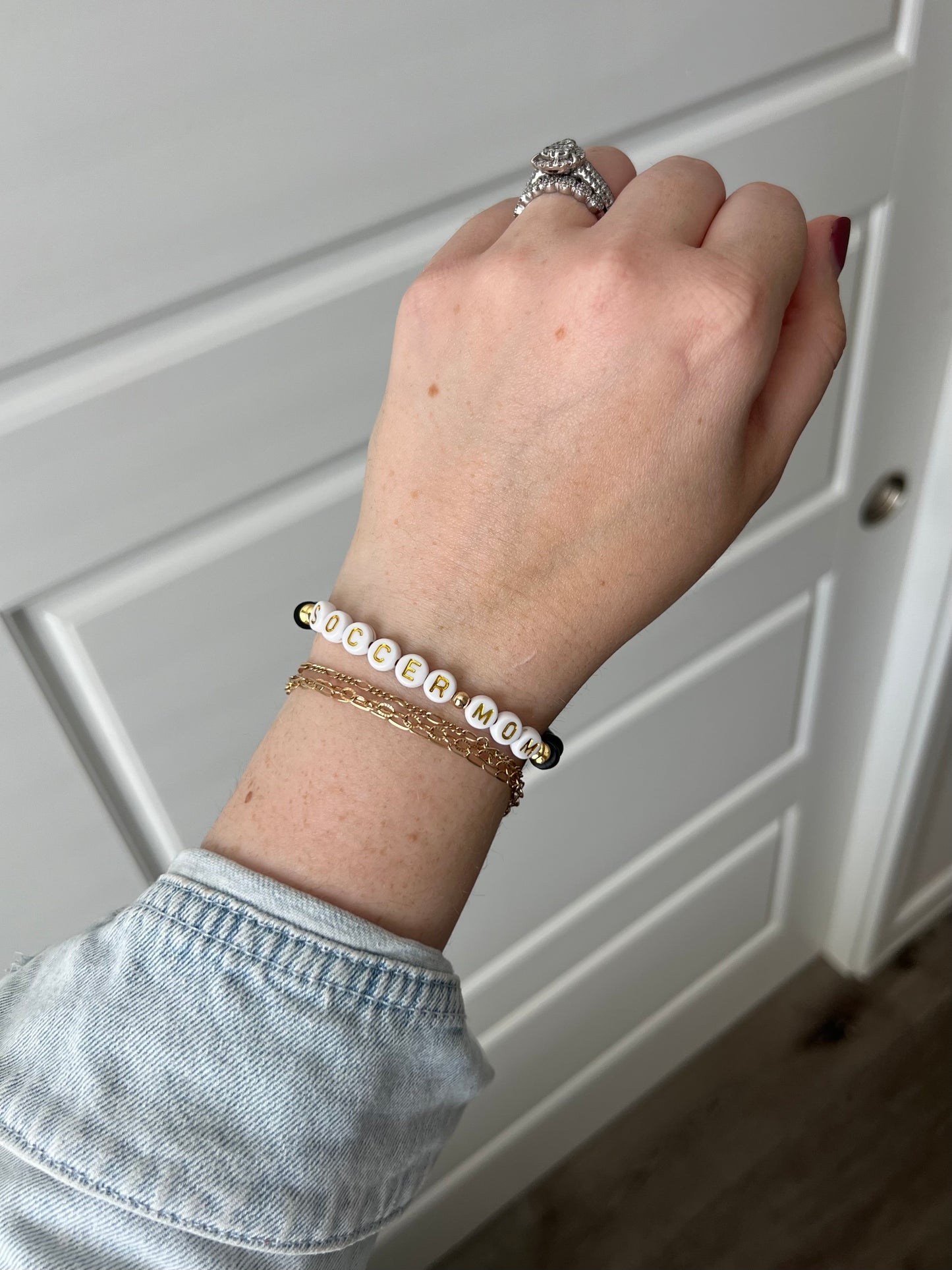 Heishi Bracelet - Custom Word/Phrase