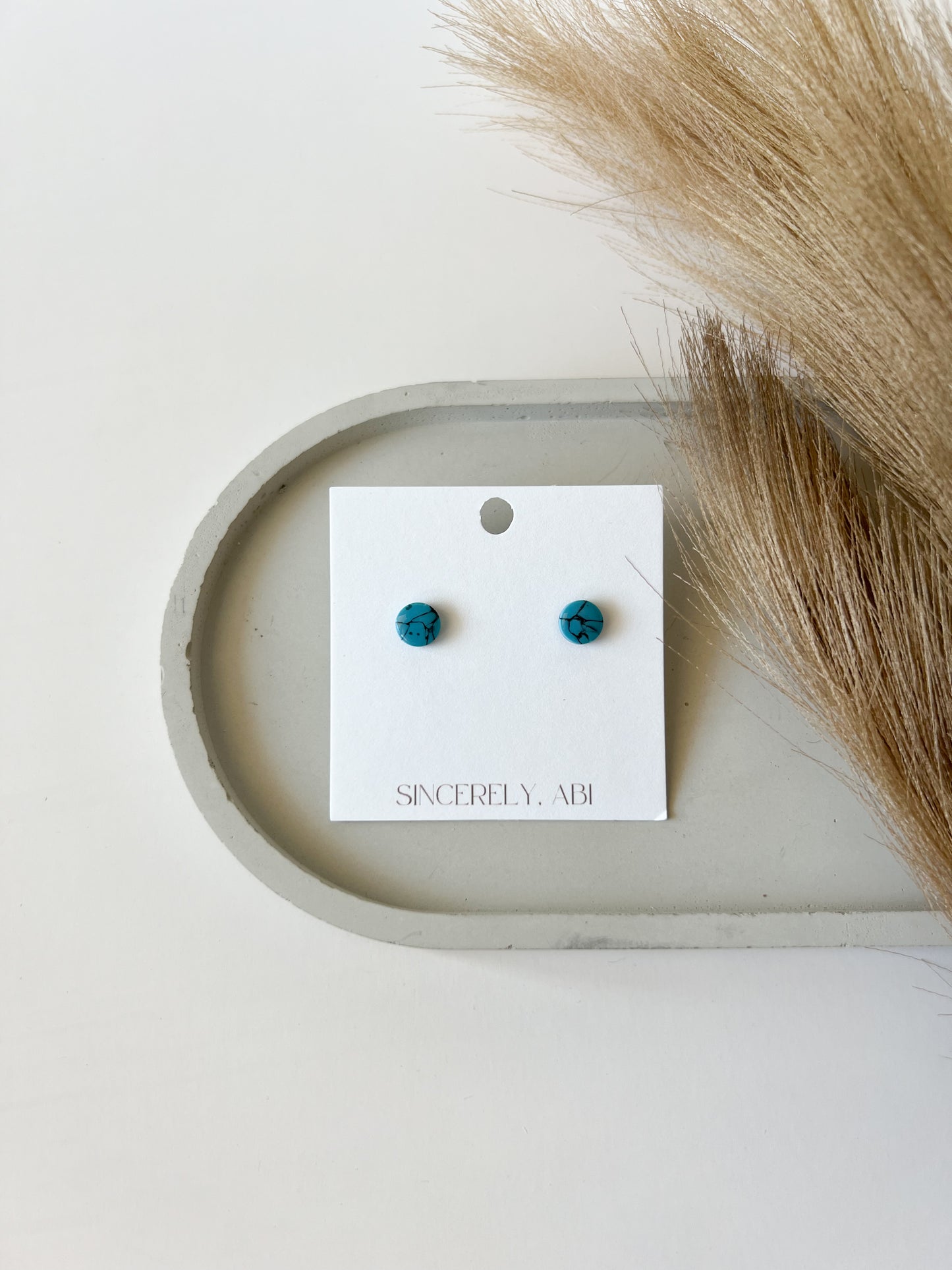 Mini Basic Studs | Turquoise