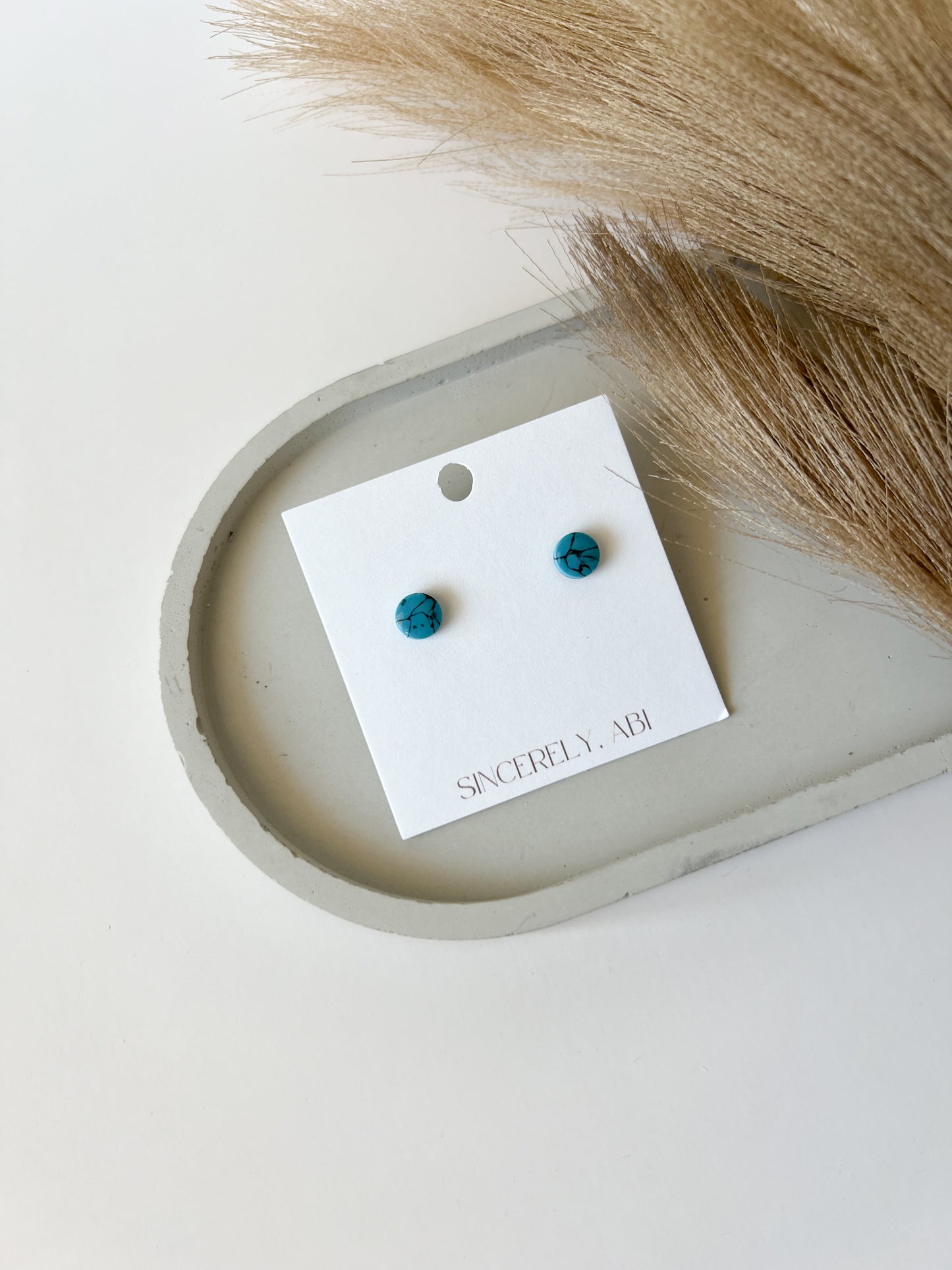 Mini Basic Studs | Turquoise