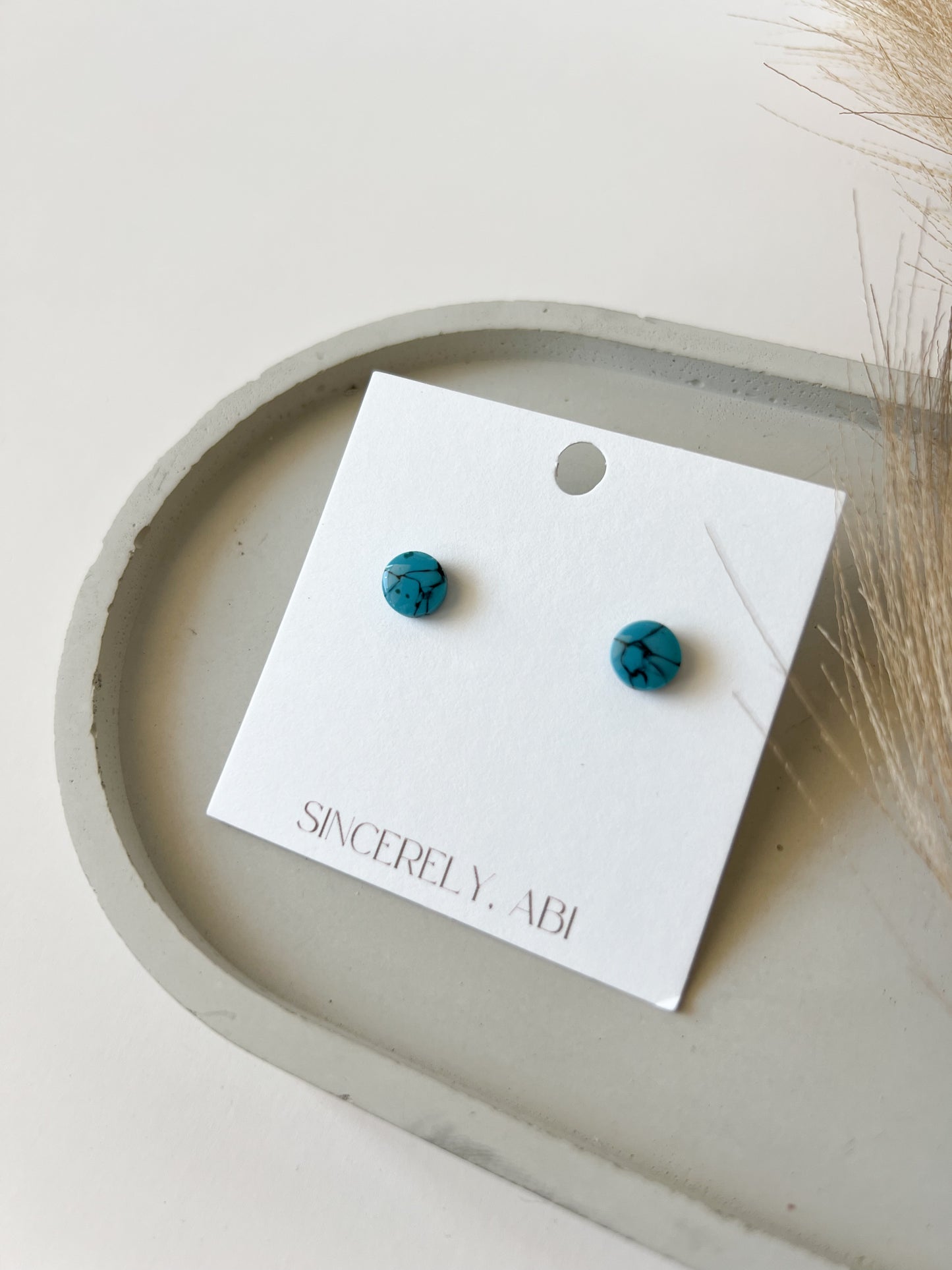 Mini Basic Studs | Turquoise