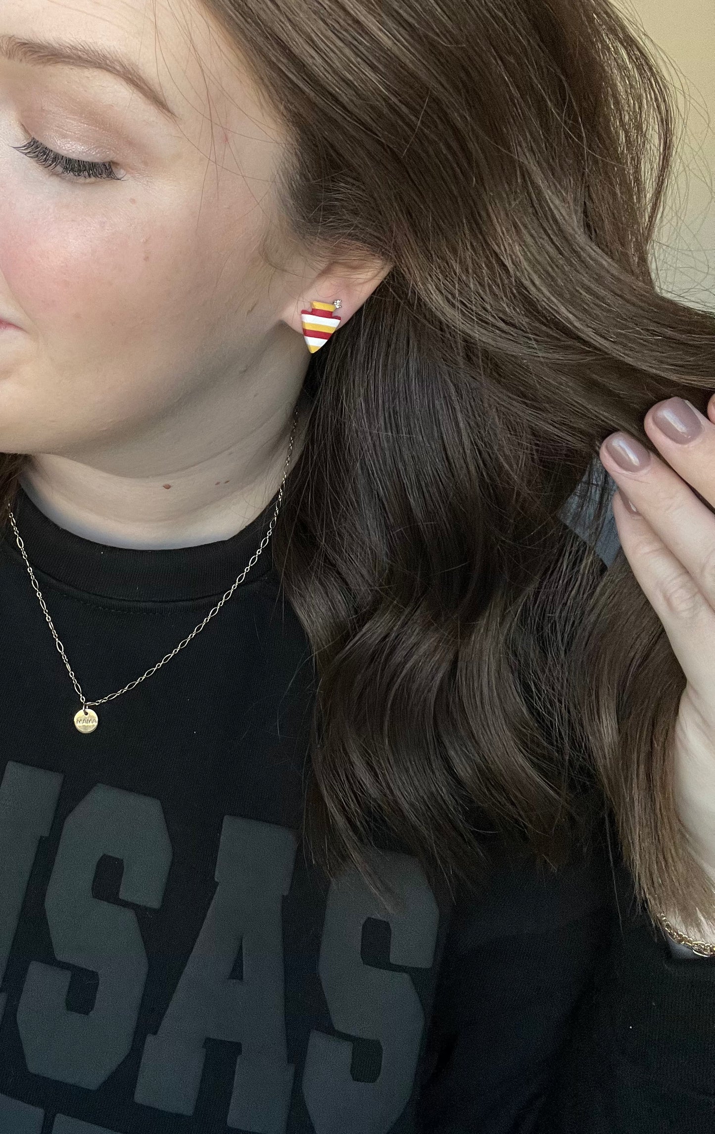 Striped Arrowhead Studs