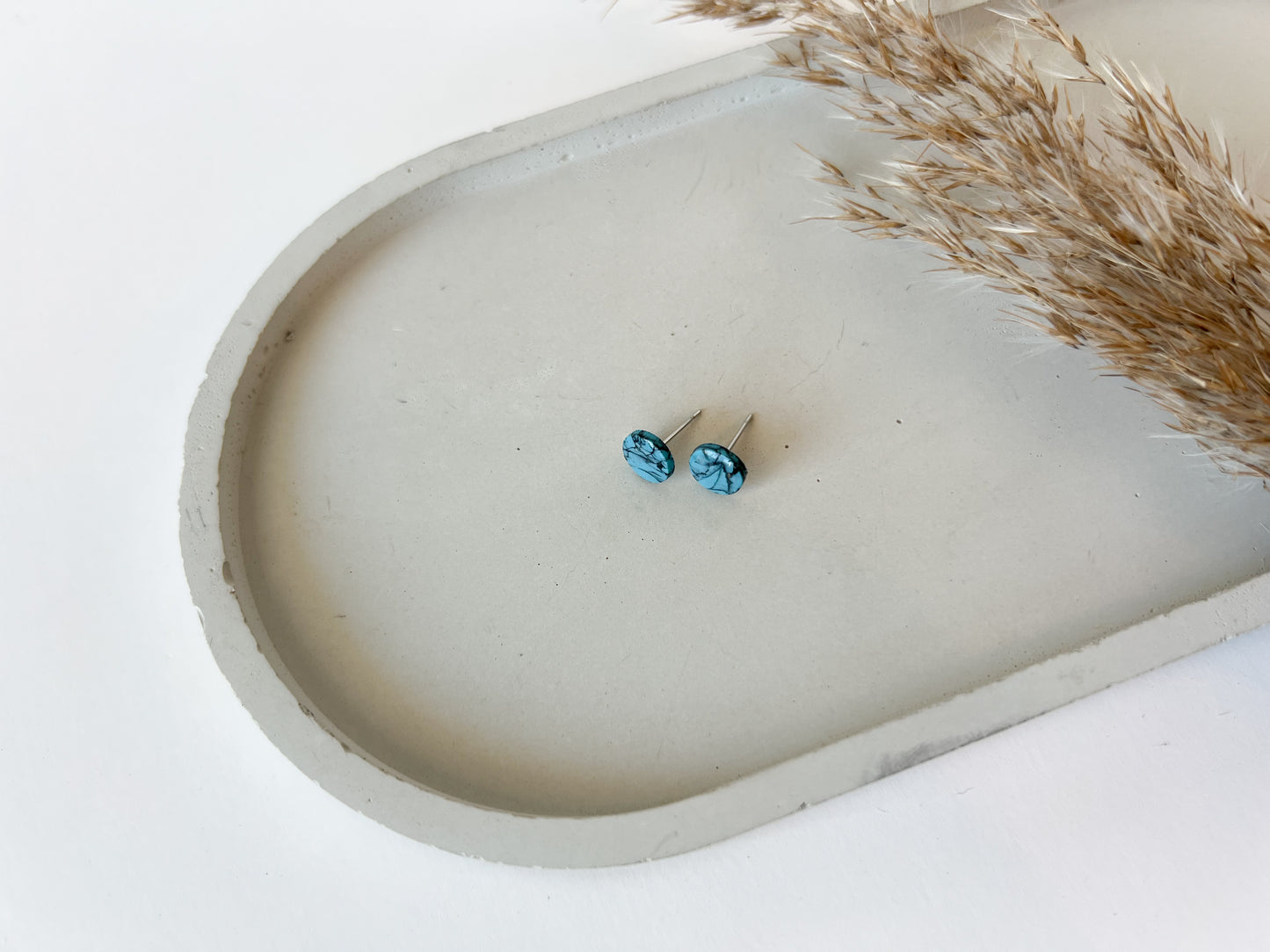 Mini Basic Studs | Faux Turquoise