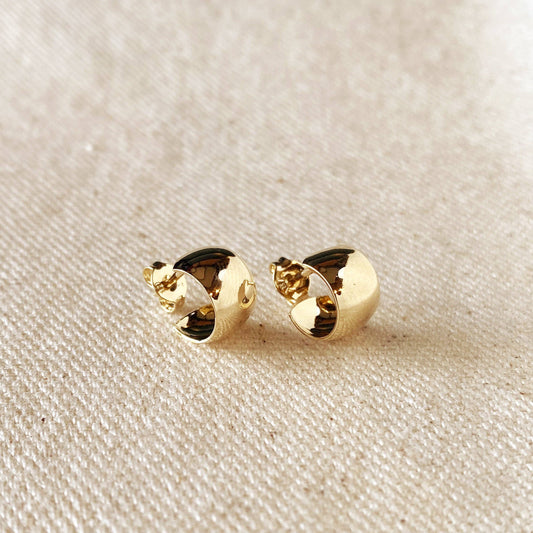 Half Open Hoops | 18k Gold Fill