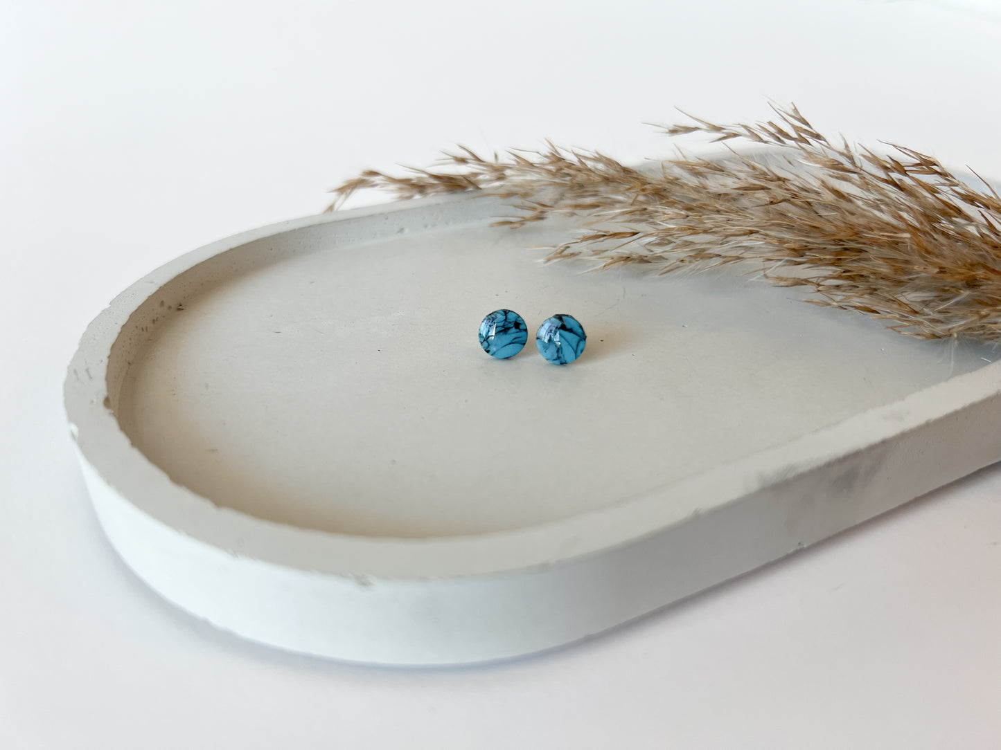 Mini Basic Studs | Faux Turquoise
