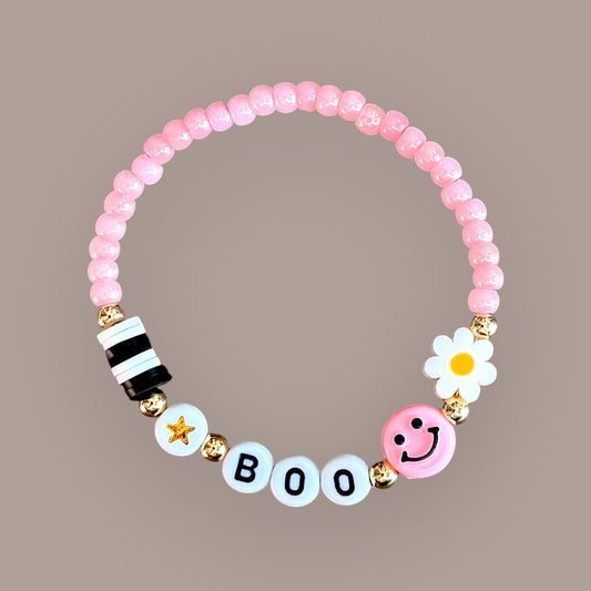 Cutesy Boo Bracelet | Pink