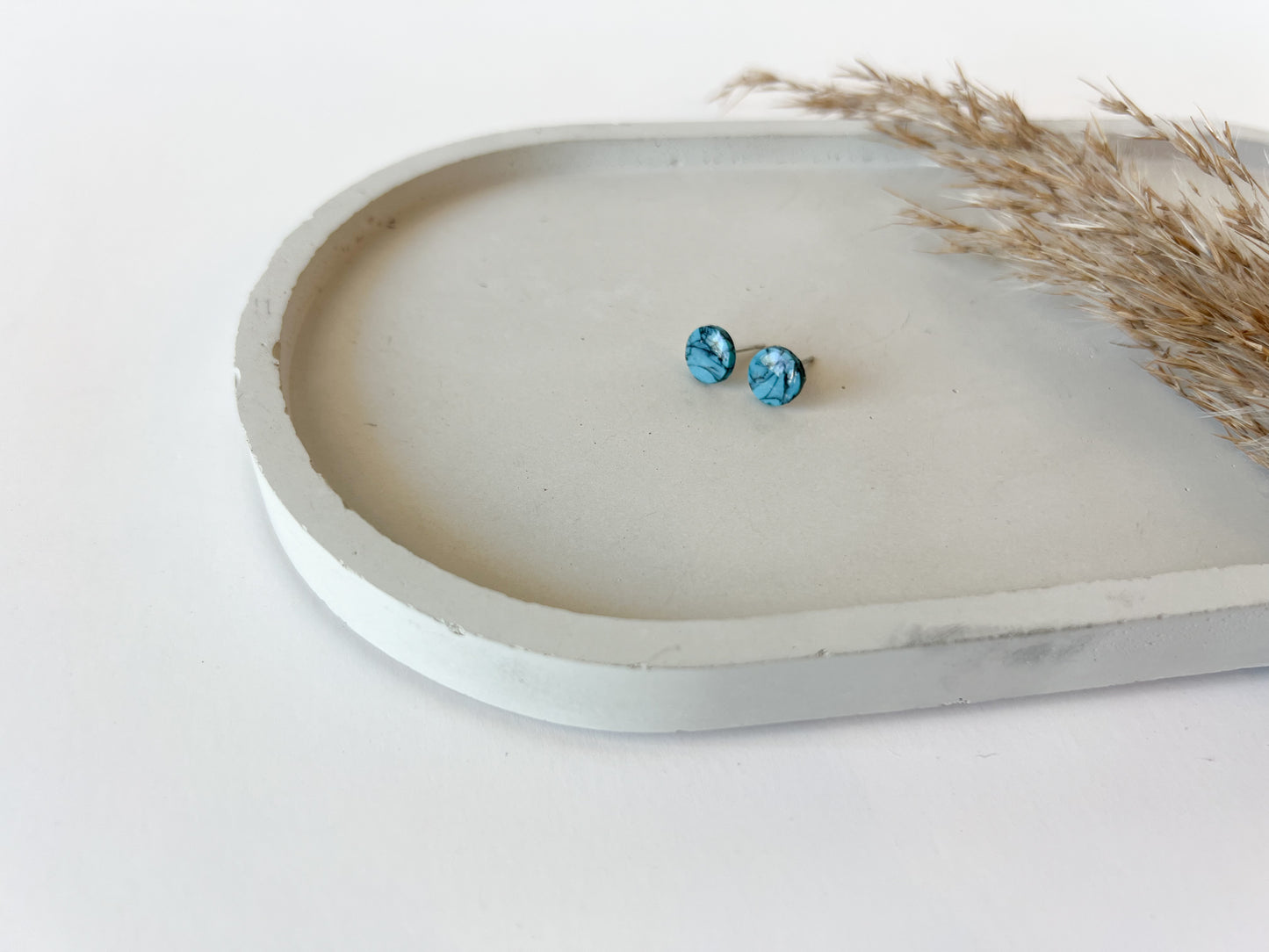 Mini Basic Studs | Faux Turquoise