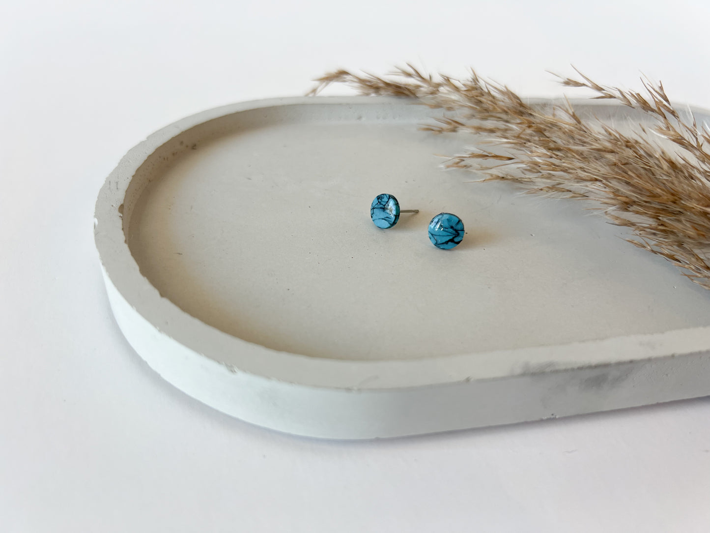 Mini Basic Studs | Faux Turquoise