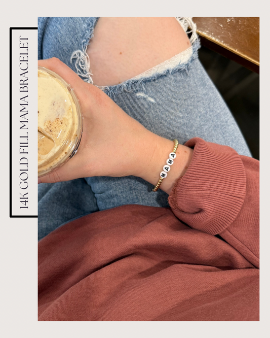 14k Gold Fill Mama Bracelet