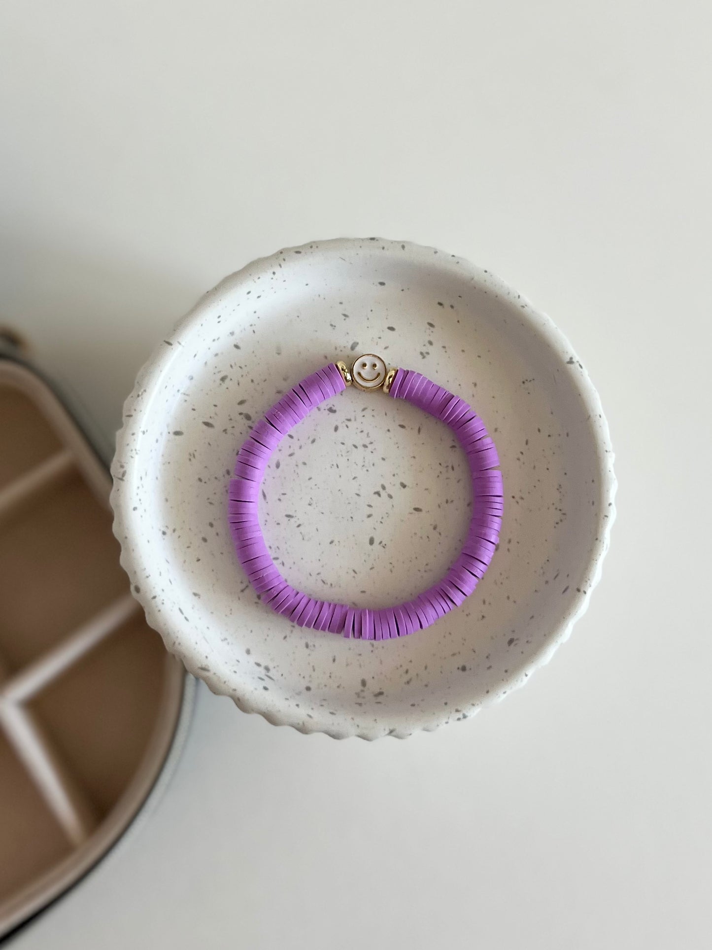 Happy Face Heishi Bracelet