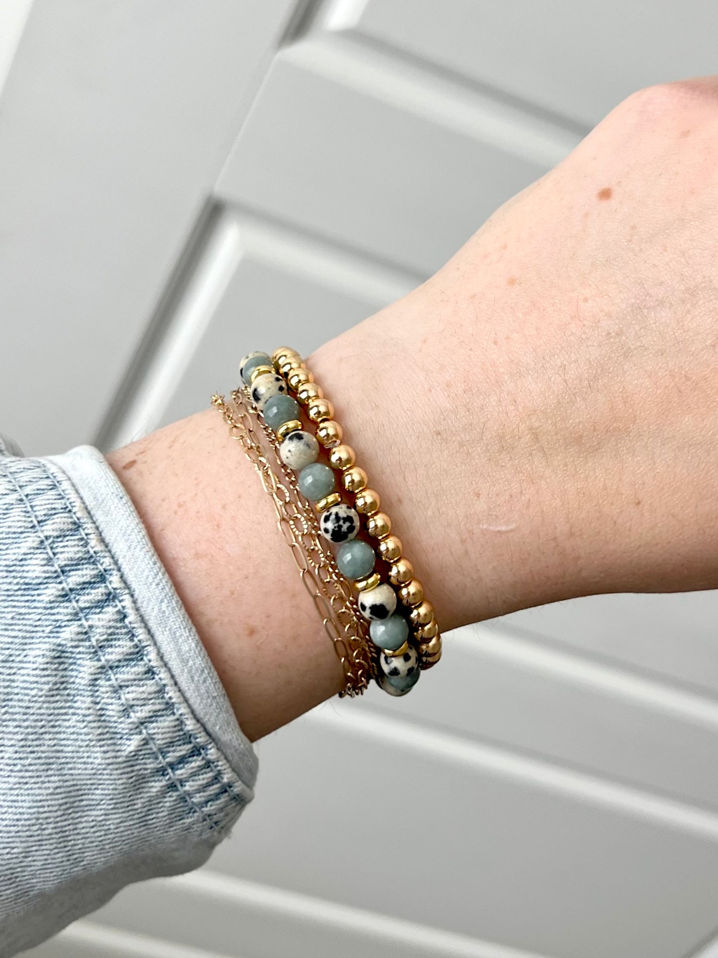 Gold Stacking Bracelet