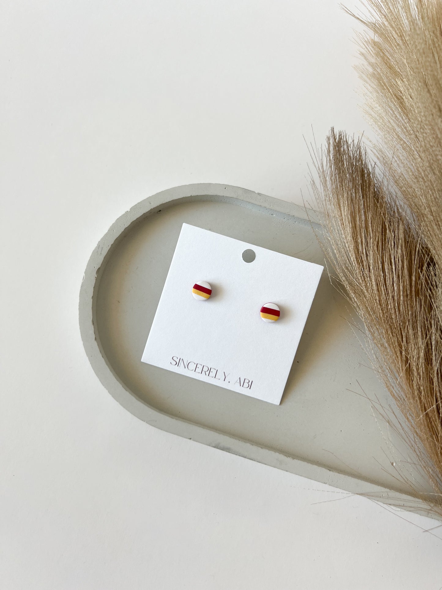 KC Striped Mini Basic Studs