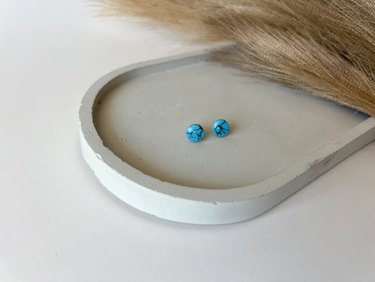 Mini Basic Studs, Turquoise